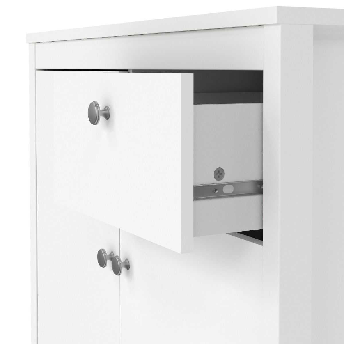 Wooden Sideboard With 2 Doors And 1 Drawer - Madrid