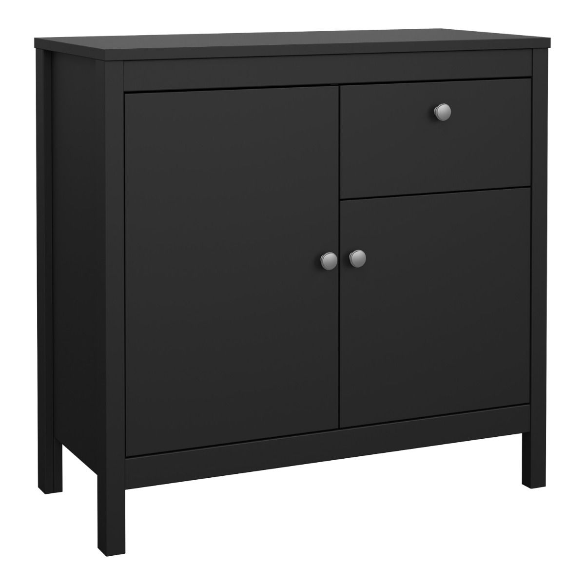 Wooden Sideboard With 2 Doors And 1 Drawer - Madrid