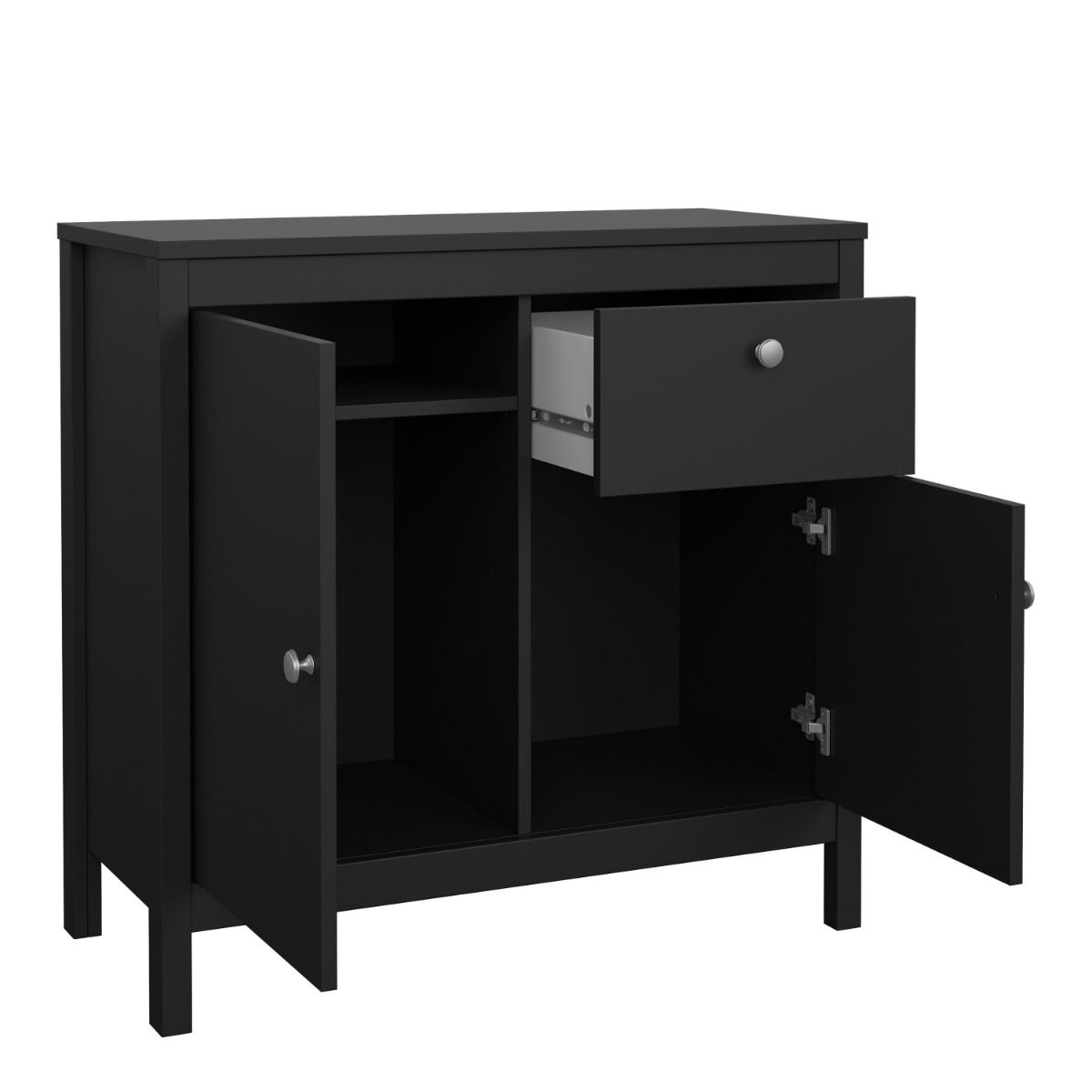 Wooden Sideboard With 2 Doors And 1 Drawer - Madrid