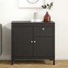 Wooden Sideboard With 2 Doors And 1 Drawer - Madrid