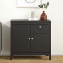 Wooden Sideboard With 2 Doors And 1 Drawer - Madrid
