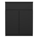Wooden Sideboard With 2 Doors And 1 Drawer - Naia