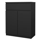 Wooden Sideboard With 2 Doors And 1 Drawer - Naia