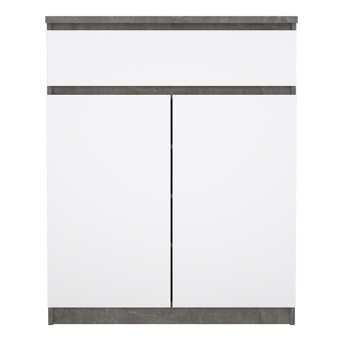 Wooden Sideboard With 2 Doors And 1 Drawer - Naia