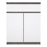 Wooden Sideboard With 2 Doors And 1 Drawer - Naia