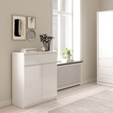 Wooden Sideboard With 2 Doors And 1 Drawer - Naia