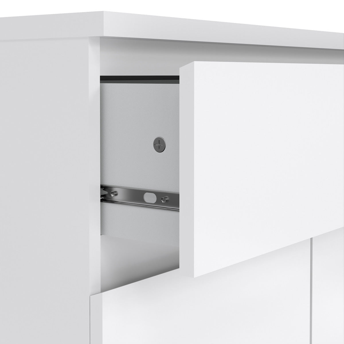 Wooden Sideboard With 2 Doors And 1 Drawer - Naia