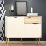 Wooden Sideboard With 2 Doors And 1 Drawer - Oslo