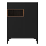 Wooden Sideboard With 2 Doors And 1 Drawer - Roomers