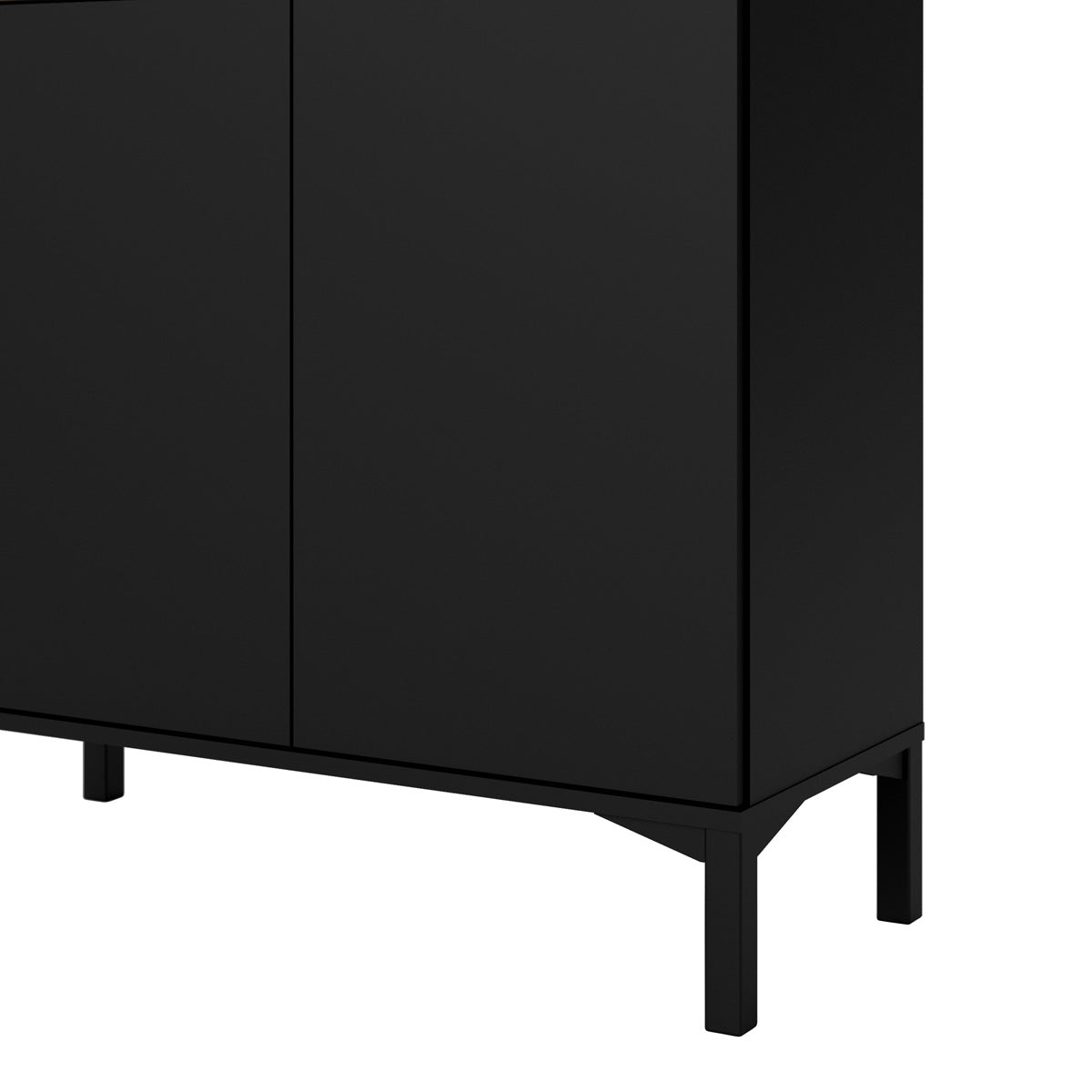 Wooden Sideboard With 2 Doors And 1 Drawer - Roomers