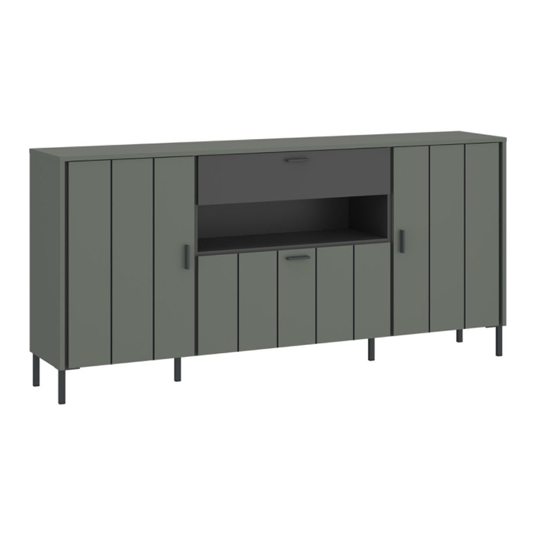 Wooden Sideboard With 2 Doors 1 Flap And 1 Drawer - Arundel