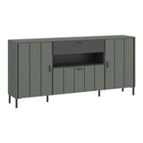 Wooden Sideboard With 2 Doors 1 Flap And 1 Drawer - Arundel