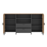 Wooden Sideboard With 2 Doors And 2 Drawers - Arundel