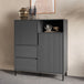 Wooden Sideboard 105.4cm Wide With 2 Doors And 2 Drawers - Avenale