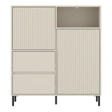 Wooden Sideboard With 2 Doors And 2 Drawers - Avenale