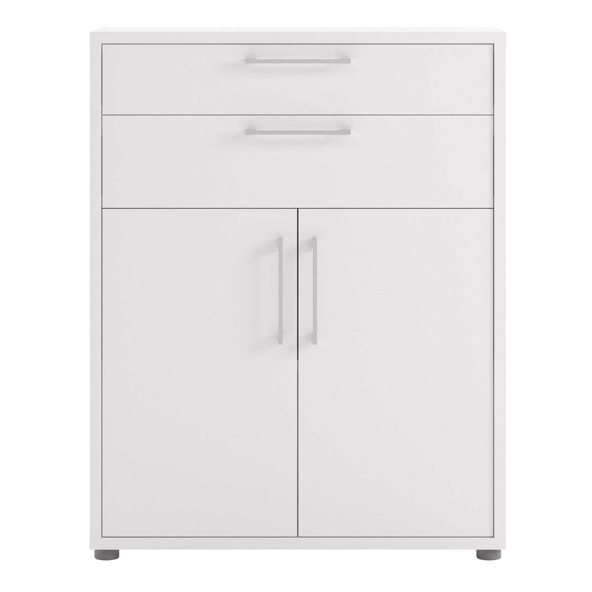 Wooden Sideboard With 2 Doors And 2 Drawers - Prima