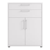 Wooden Sideboard With 2 Doors And 2 Drawers - Prima