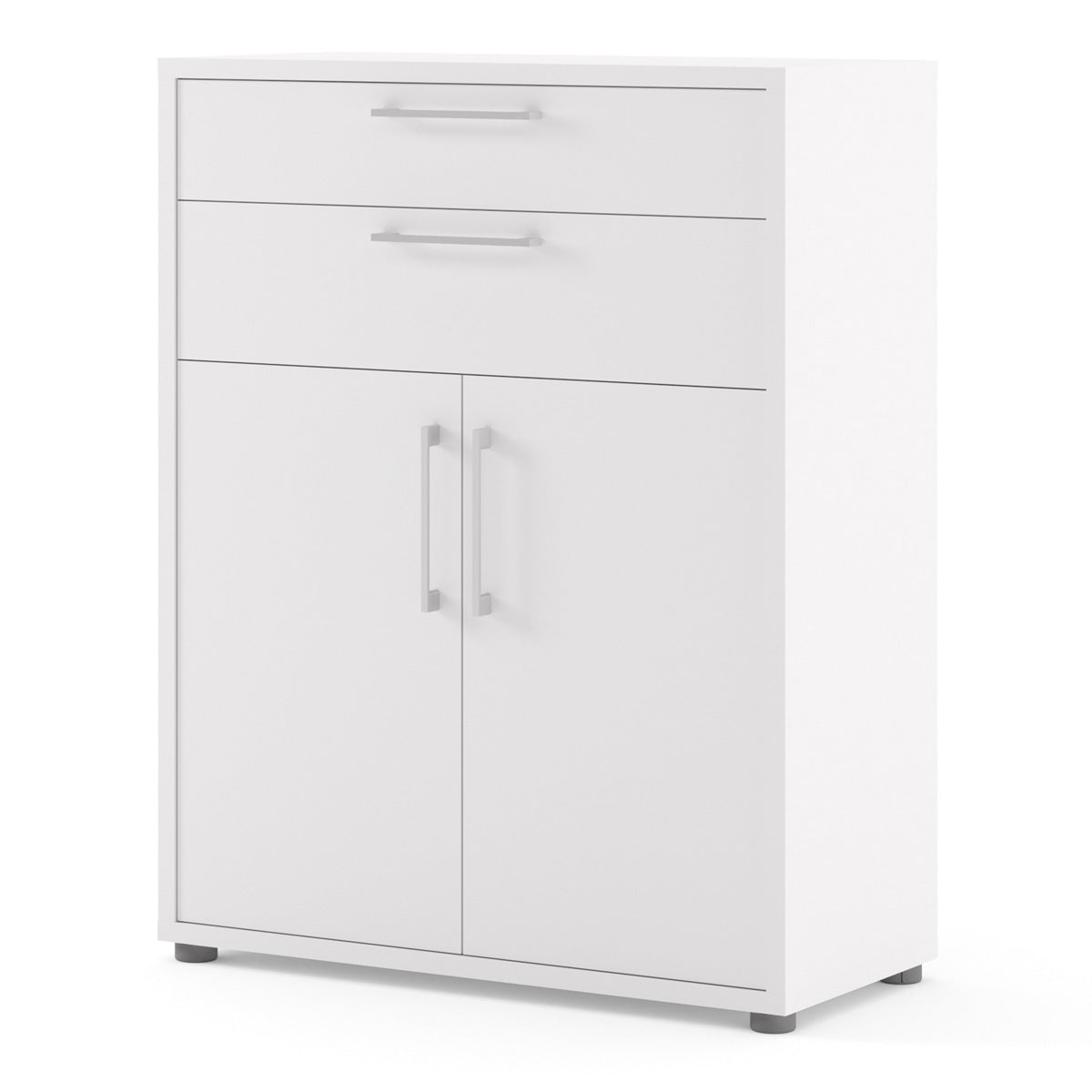Wooden Sideboard With 2 Doors And 2 Drawers - Prima