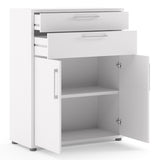 Wooden Sideboard With 2 Doors And 2 Drawers - Prima
