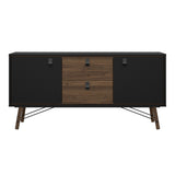 Wooden Sideboard With 2 Doors And 2 Drawers - Ry