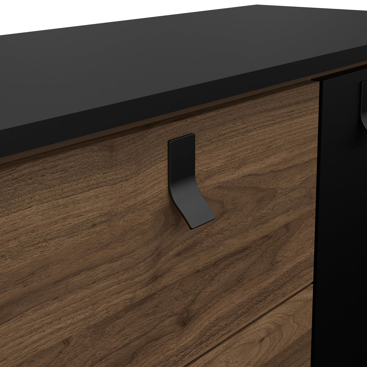 Wooden Sideboard With 2 Doors And 2 Drawers - Ry