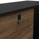 Wooden Sideboard With 2 Doors And 2 Drawers - Ry