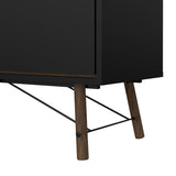 Wooden Sideboard With 2 Doors And 2 Drawers - Ry