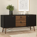 Wooden Sideboard 150.3cm Wide With 2 Doors And 2 Drawers - Ry
