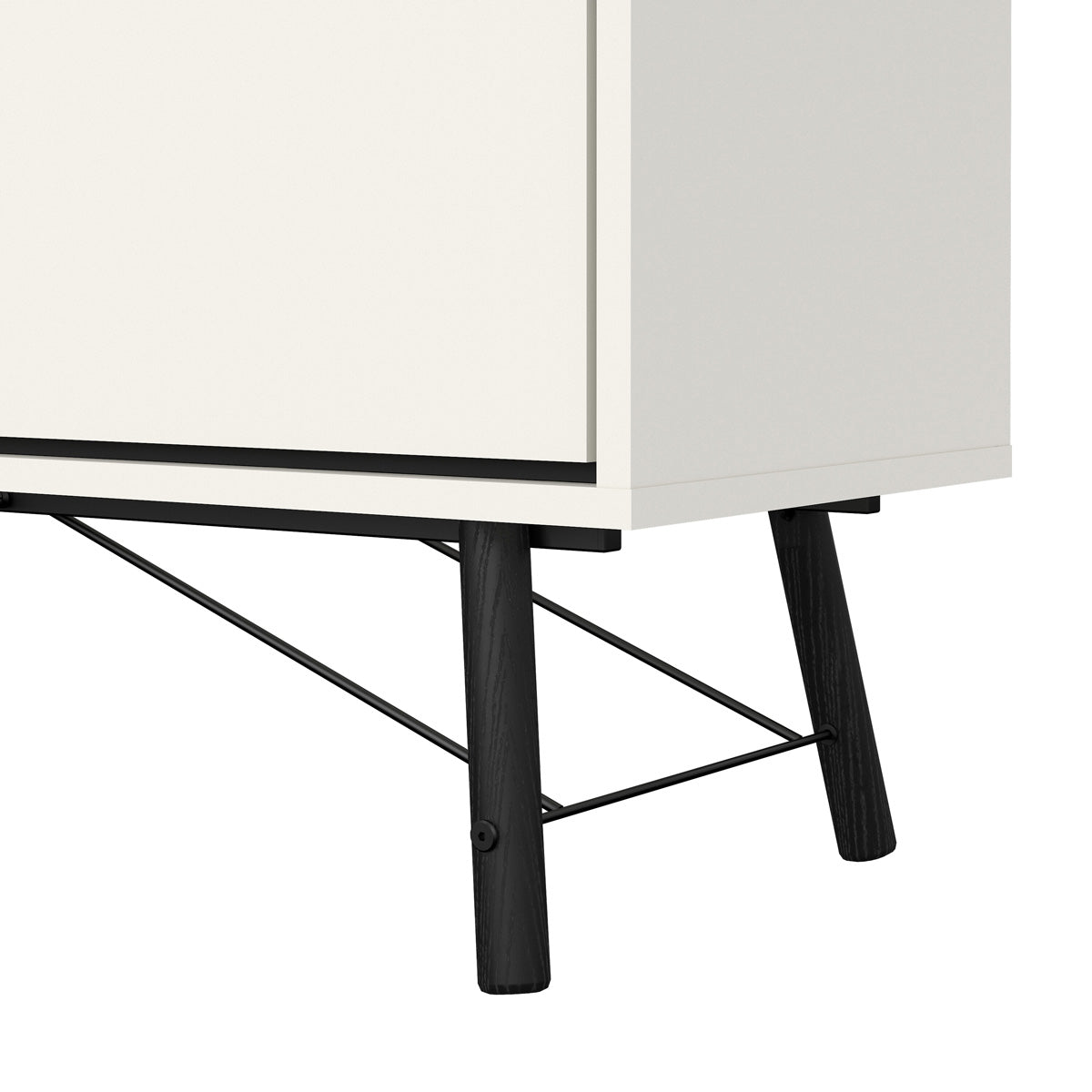 Wooden Sideboard With 2 Doors And 2 Drawers - Ry