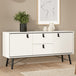 Wooden Sideboard 150.3cm Wide With 2 Doors And 2 Drawers - Ry