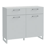 Wooden Sideboard With 2 Doors And 2 Drawers - Sali
