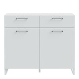 Wooden Sideboard With 2 Doors And 2 Drawers - Sali