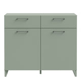 Wooden Sideboard With 2 Doors And 2 Drawers - Sali