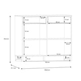 Wooden Sideboard With 2 Doors And 2 Drawers - Sali