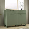 Wooden Sideboard With 2 Doors And 2 Drawers - Sali