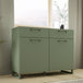 Wooden Sideboard 110cm Wide With 2 Doors And 2 Drawers - Sali