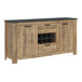 Wooden Sideboard 176.2cm Wide With 2 Doors 2 Drawers And Wine Rack - Rapallo