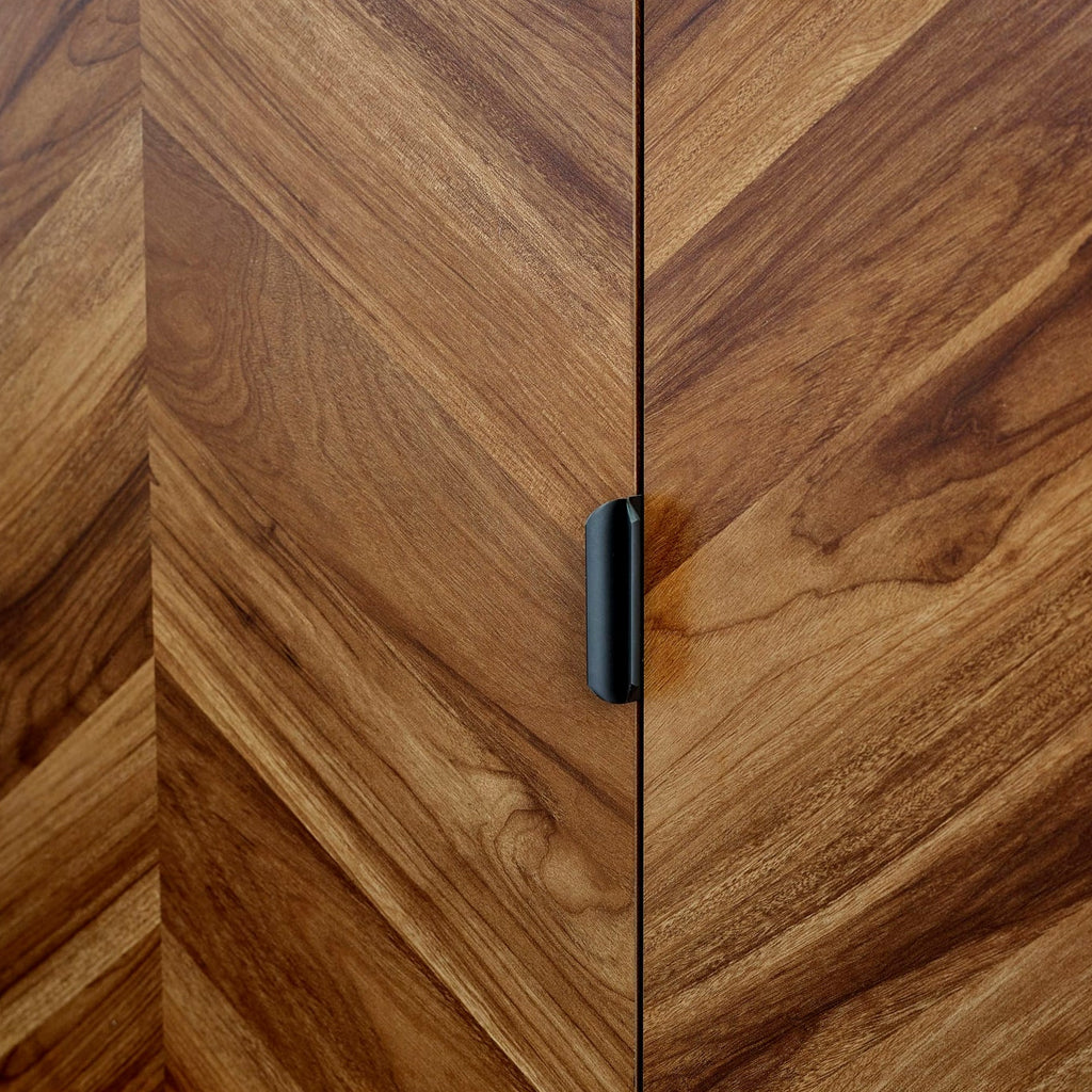 Wooden Sideboard With 2 Doors And 2 Shelves - Alvin