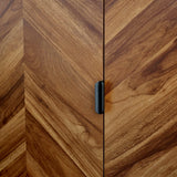 Wooden Sideboard With 2 Doors And 2 Shelves - Alvin