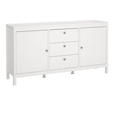 Wooden Sideboard With 2 Doors And 3 Drawers - Madrid