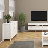 Wooden Sideboard With 2 Doors And 3 Drawers - Madrid