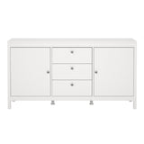 Wooden Sideboard With 2 Doors And 3 Drawers - Madrid