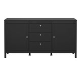 Wooden Sideboard With 2 Doors And 3 Drawers - Madrid