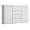 Wooden Sideboard With 2 Doors And 4 Drawers - Fribo