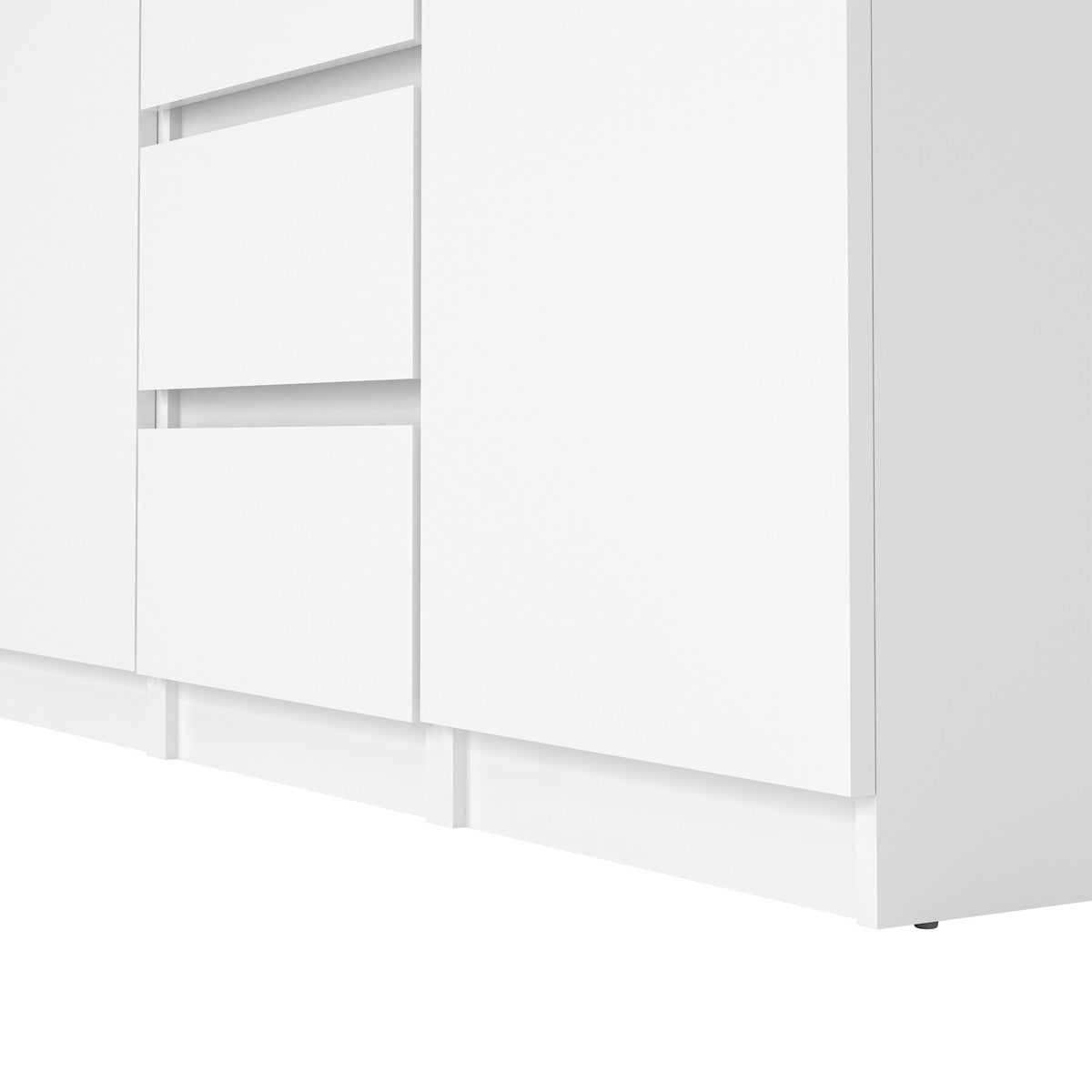 Wooden Sideboard With 2 Doors And 4 Drawers - Naia