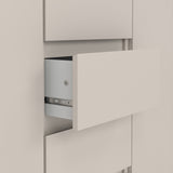 Wooden Sideboard With 2 Doors And 4 Drawers - Naia