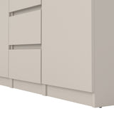Wooden Sideboard With 2 Doors And 4 Drawers - Naia