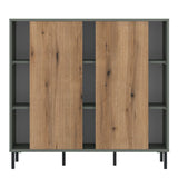 Wooden Sideboard With 2 Handless Sliding Doors - Darwin