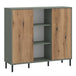 Wooden Sideboard 111.6cm Wide With 2 Handless Sliding Doors - Darwin