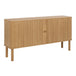 Wooden Sideboard 160cm Wide With 2 Sliding Doors - Langley
